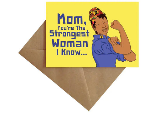Rebbie The Riveter Mom Card