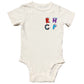 Red Hot Chili Peppers Block Letters Baby Onesie