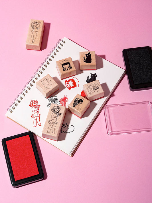 Valfré Stamp Set of 7 Stamps with 2 Ink Pads
