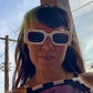 TV Sunglasses in White