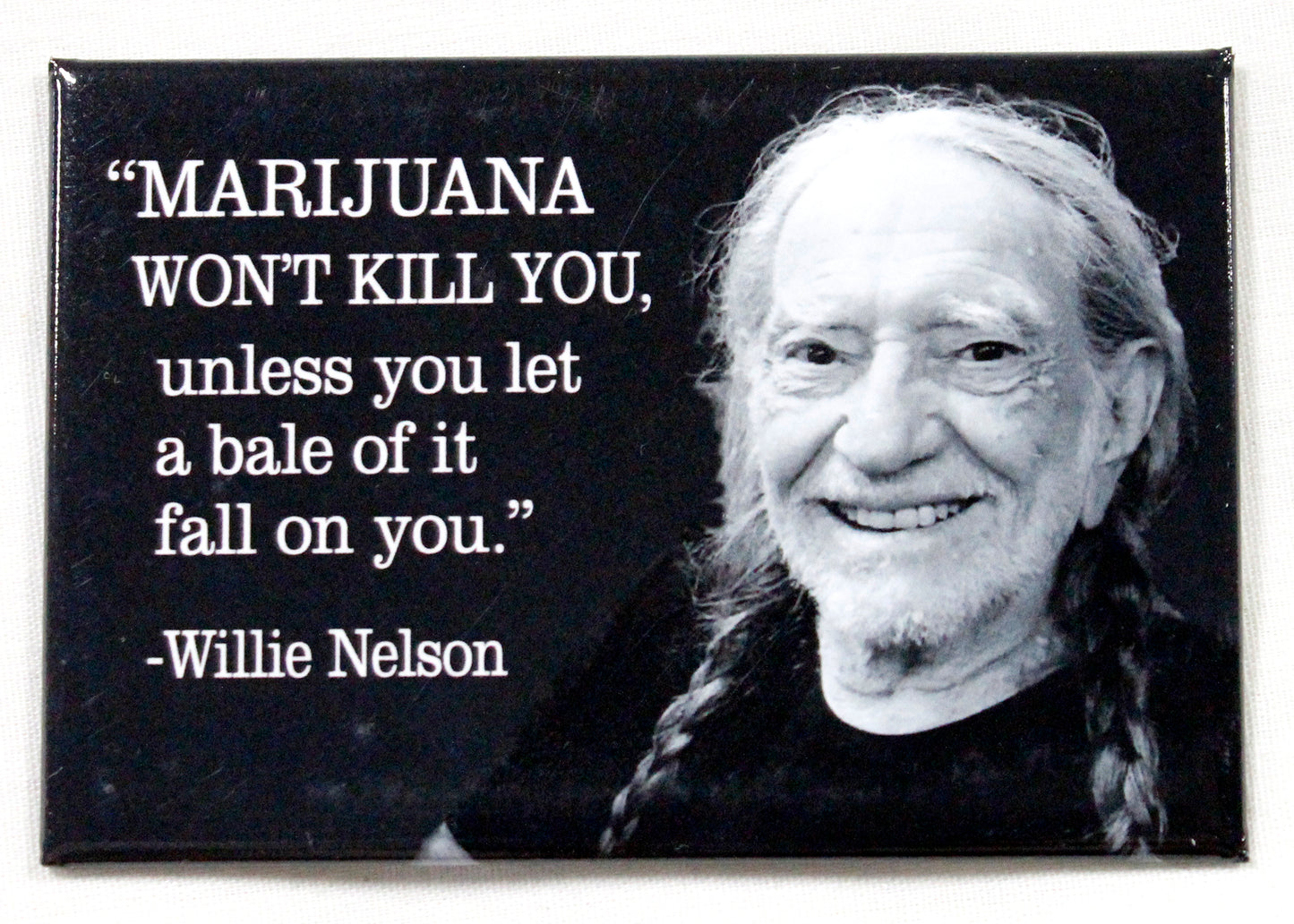 Willie Nelson Marijuana Won't Kill You Magnet