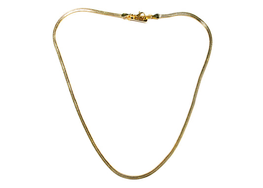 Zoe Snake Chain Necklace in Gold