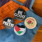 Love for Palestine 3" Pinback Button - Free with any purchase
