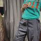 26 Red Sugar Gray Y2K Parachute Pants with Harajuku-Inspired Embroidery