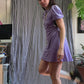 Anahata Dress in Lavender Velvet