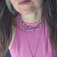 Zara Pink Triangle Crop Tank