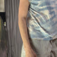 Splendid Collection Lived-in Blue Gray Pink Dyed Tee