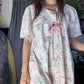 Vandemere Vintage ‘80s Pink Floral Housecoat