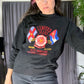 The Limited 1990s Embroidered & Printed Flags Sweatshirt