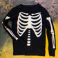 Gap Kids Organic Cotton Glow in the Dark 3D Skeleton Tee
