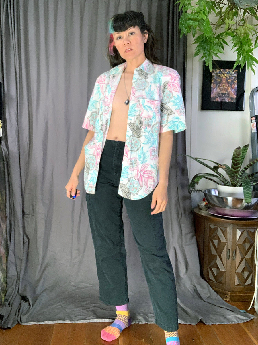 Cherokee Vintage ‘80s Cotton Hawaiian Blouse