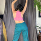 Zara Pink Triangle Crop Tank