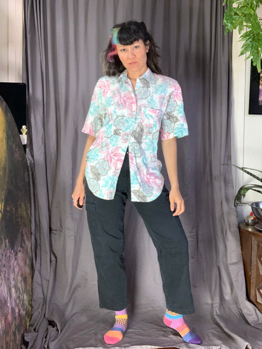 Cherokee Vintage ‘80s Cotton Hawaiian Blouse