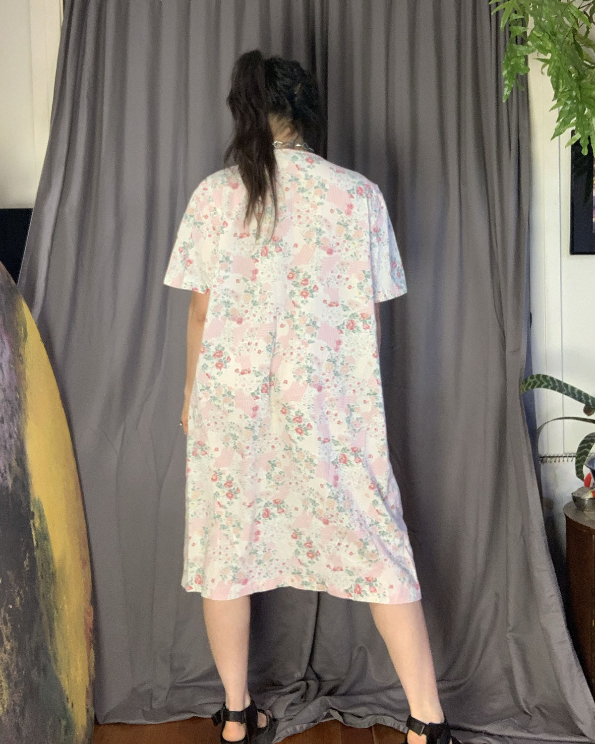 Vandemere Vintage ‘80s Pink Floral Housecoat