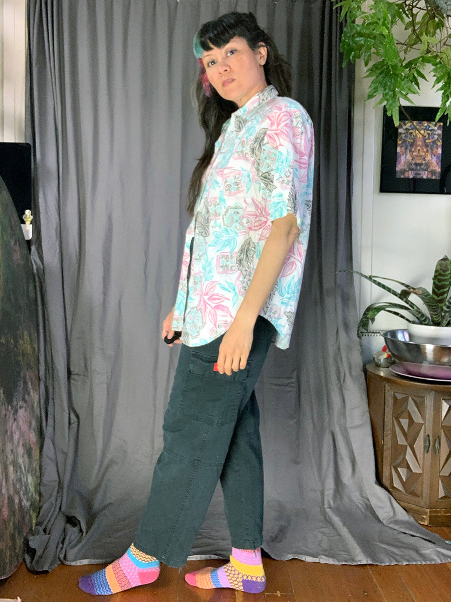 Cherokee Vintage ‘80s Cotton Hawaiian Blouse