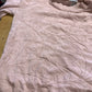 Cuddle Knit Vintage ‘80s-‘90s Pale Pink Brocade Knit Cotton Sweater