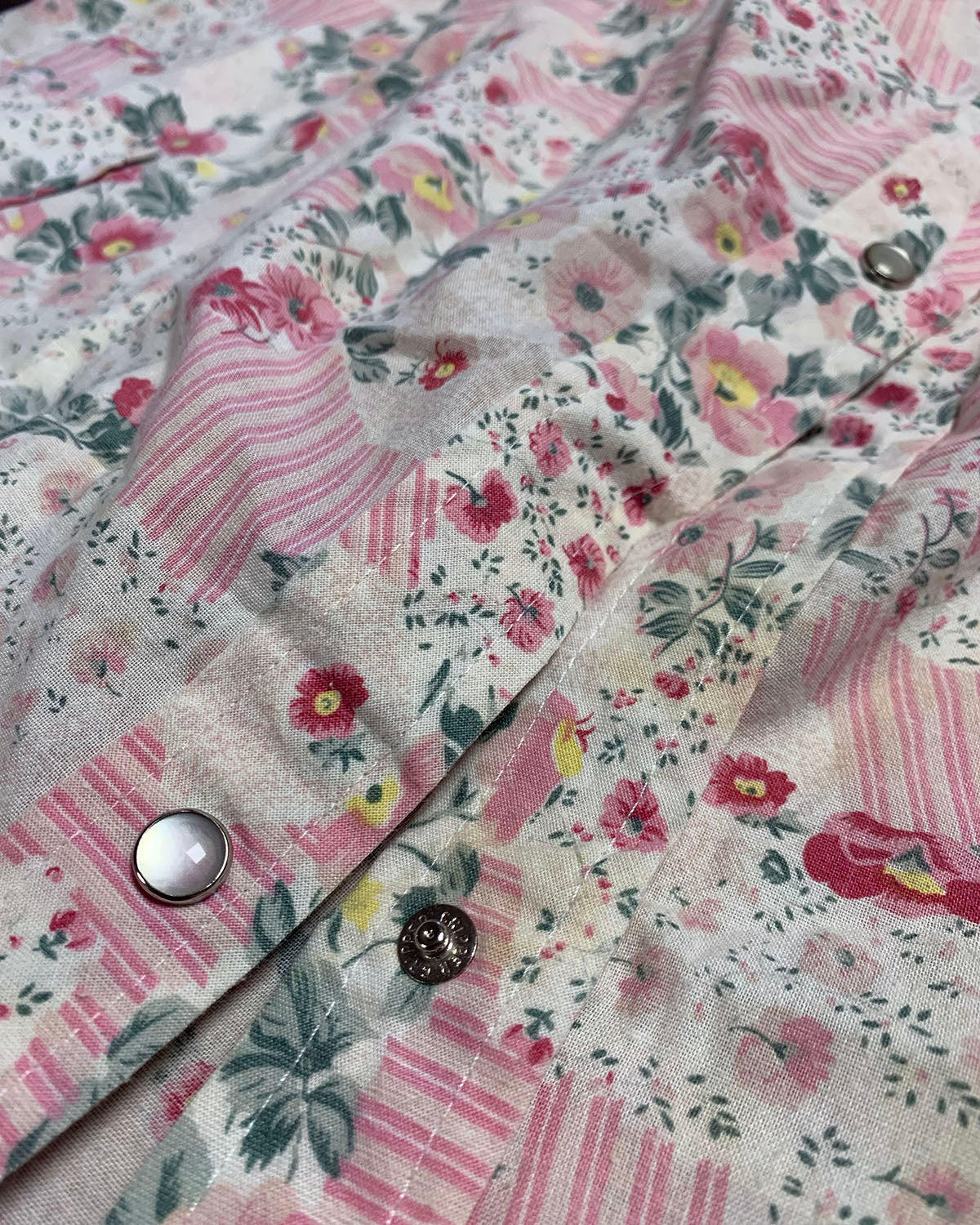 Vandemere Vintage ‘80s Pink Floral Housecoat