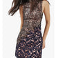 Topshop Asymmetrical Open Lace Sheath Dress