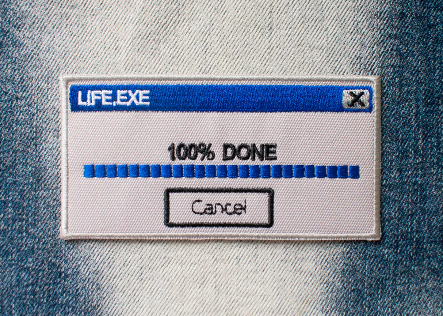 100% Done With Life Patch