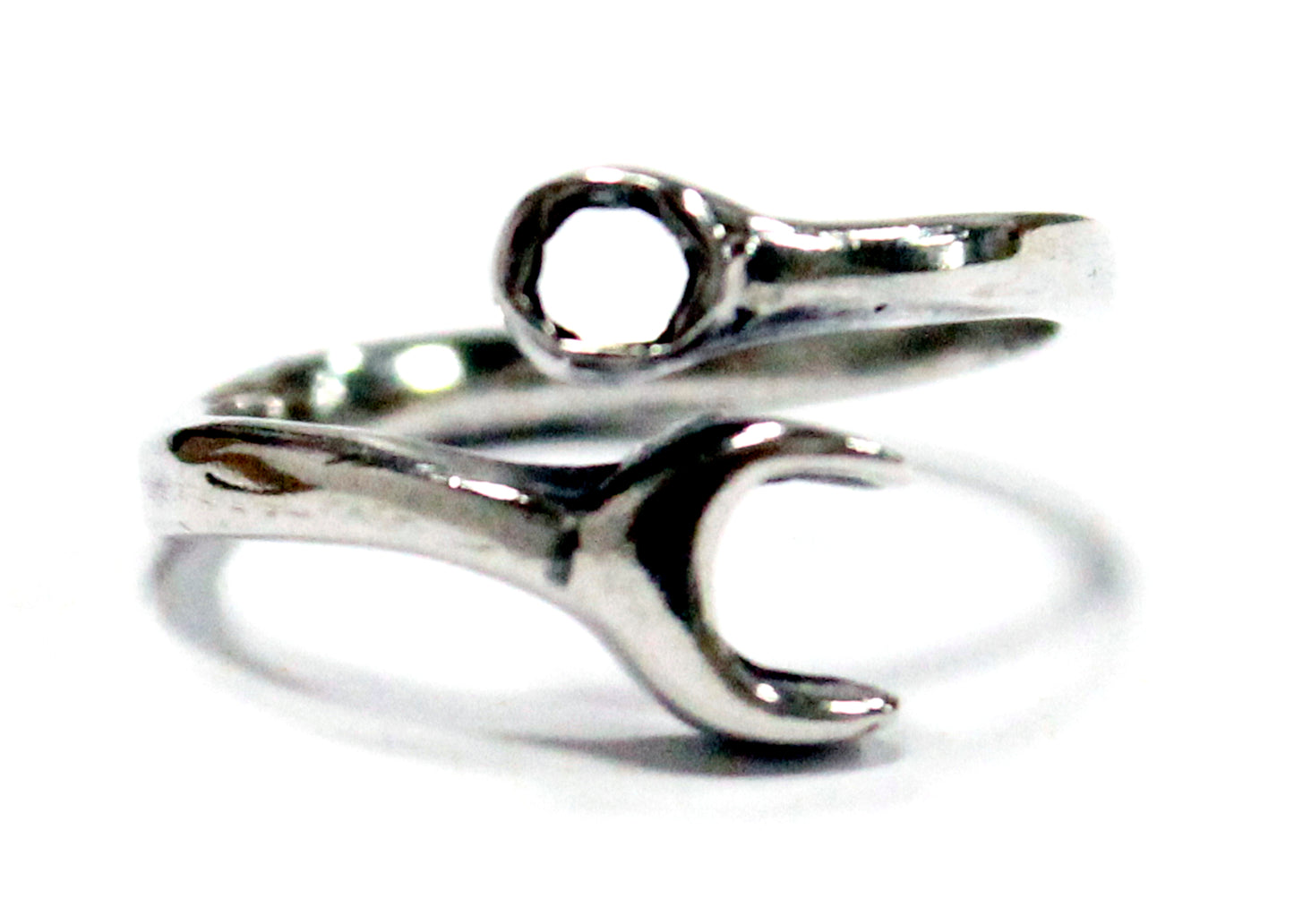 Spanner Wrench Ring In Sterling Silver