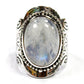 Spirit Ring in Sterling Silver with Moonstone
