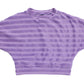 Praxis Top In Ube Terry Stripe