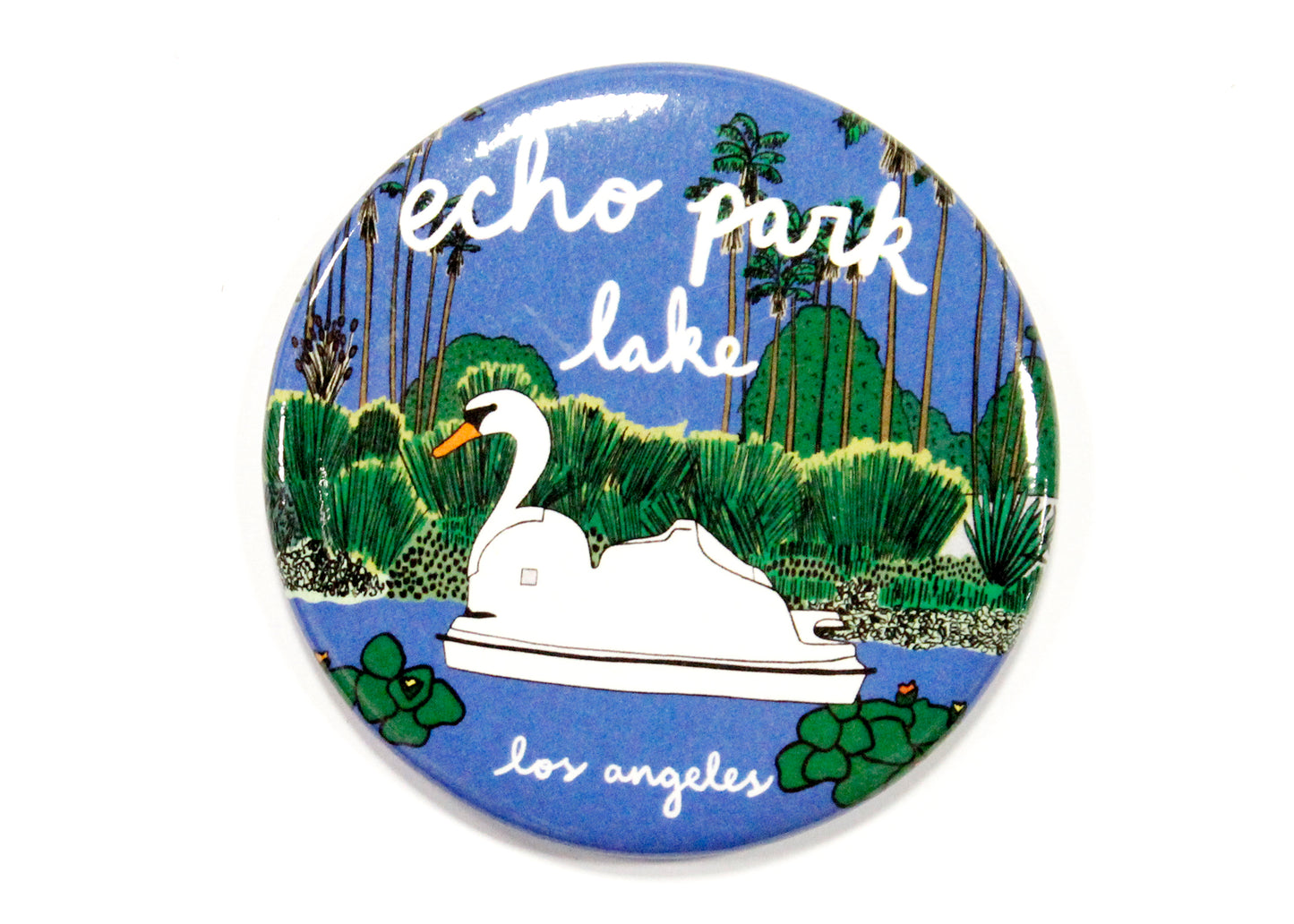 Echo Park Swan Boat Magnet