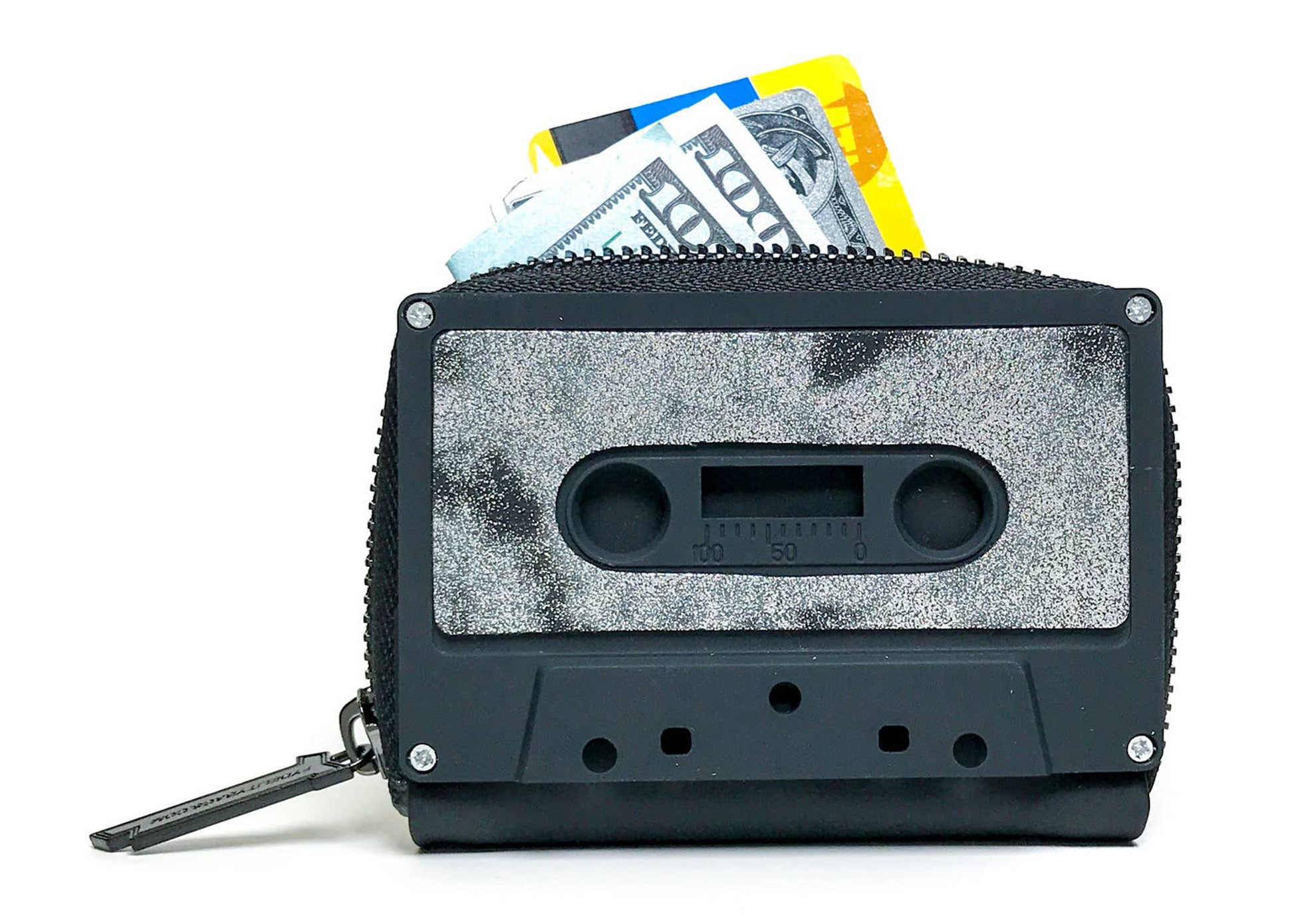 Cassette Tape Black - Men's Wallet