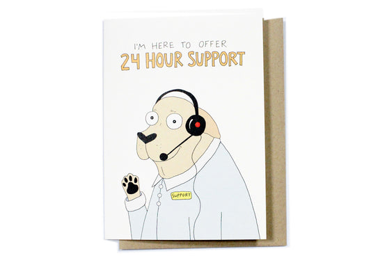 24-Hour Support Card