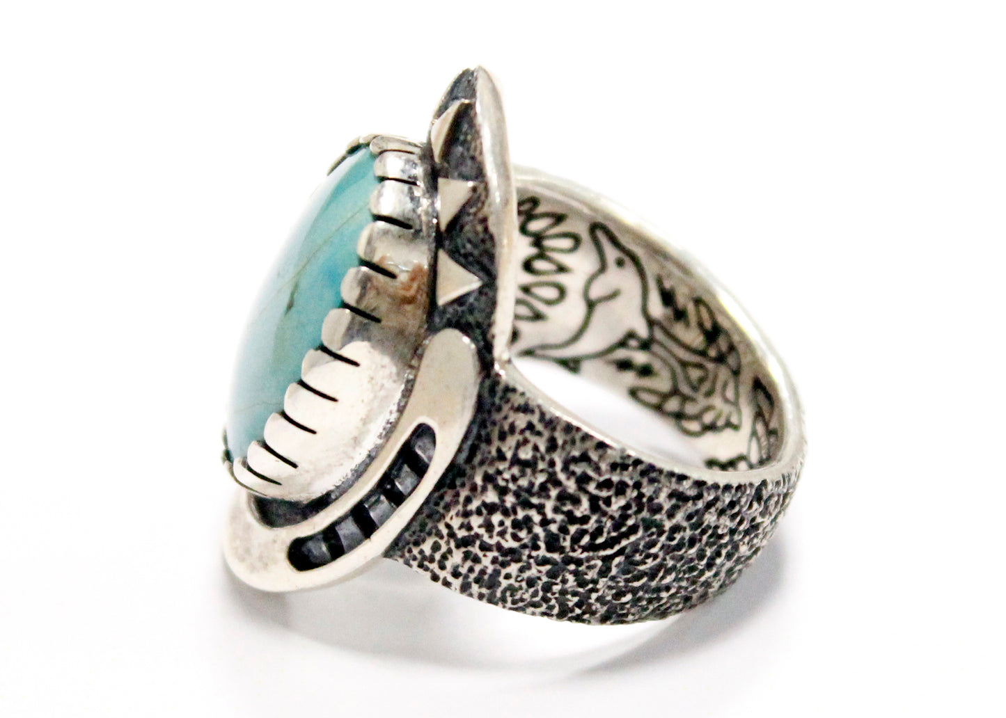 Good Karma Ring in Silver & Turquoise