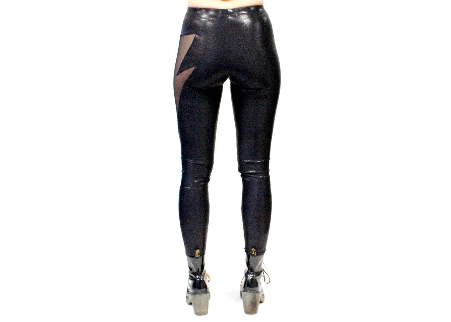 Lightning Leggings in Gloss Black