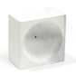 Square Incense Holder in Grey & White Marble