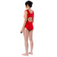 Concentric Swimsuit in Red