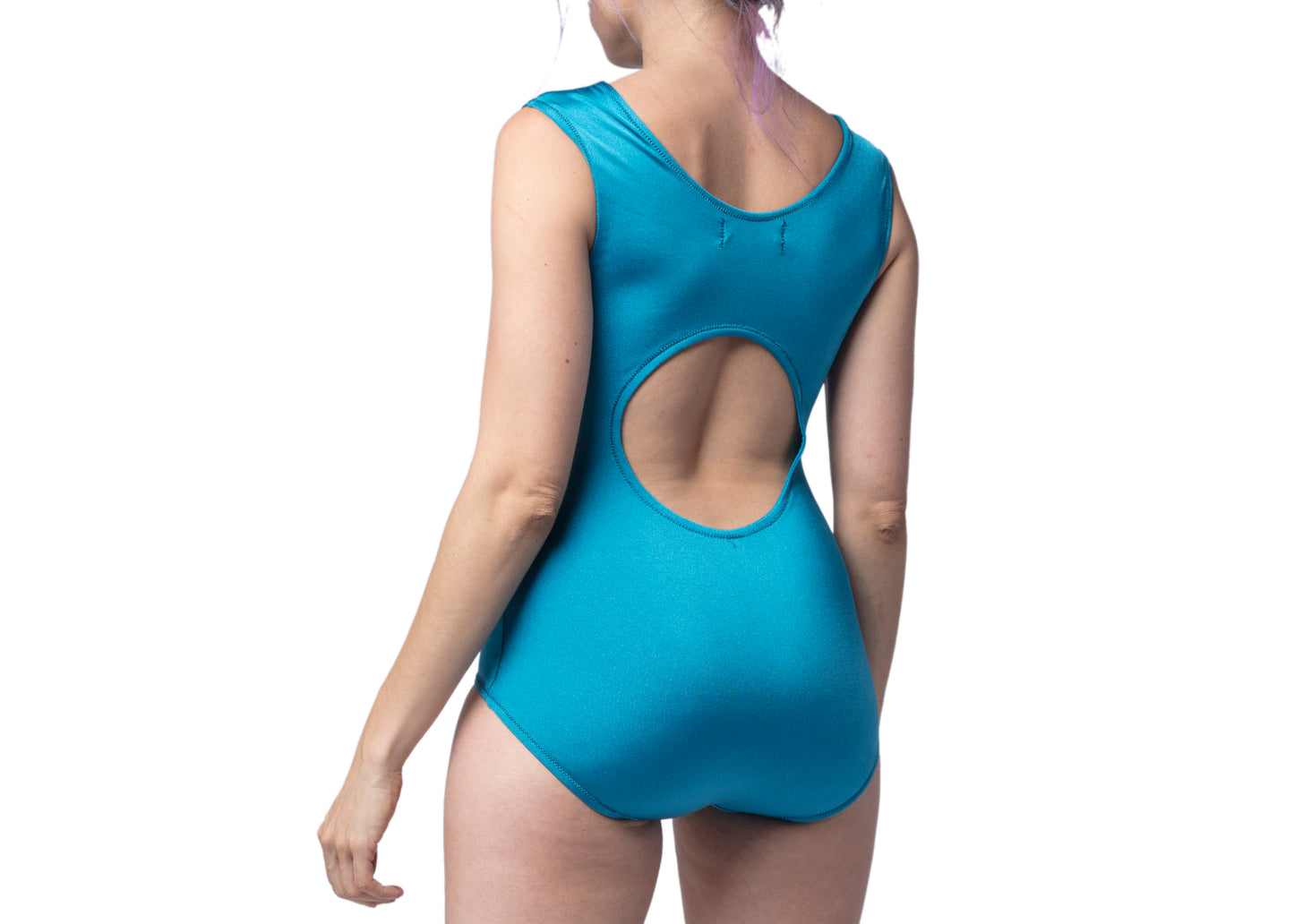 Concentric Swimsuit in Cerulean Shimmer