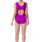 Concentric Swimsuit in Orchid