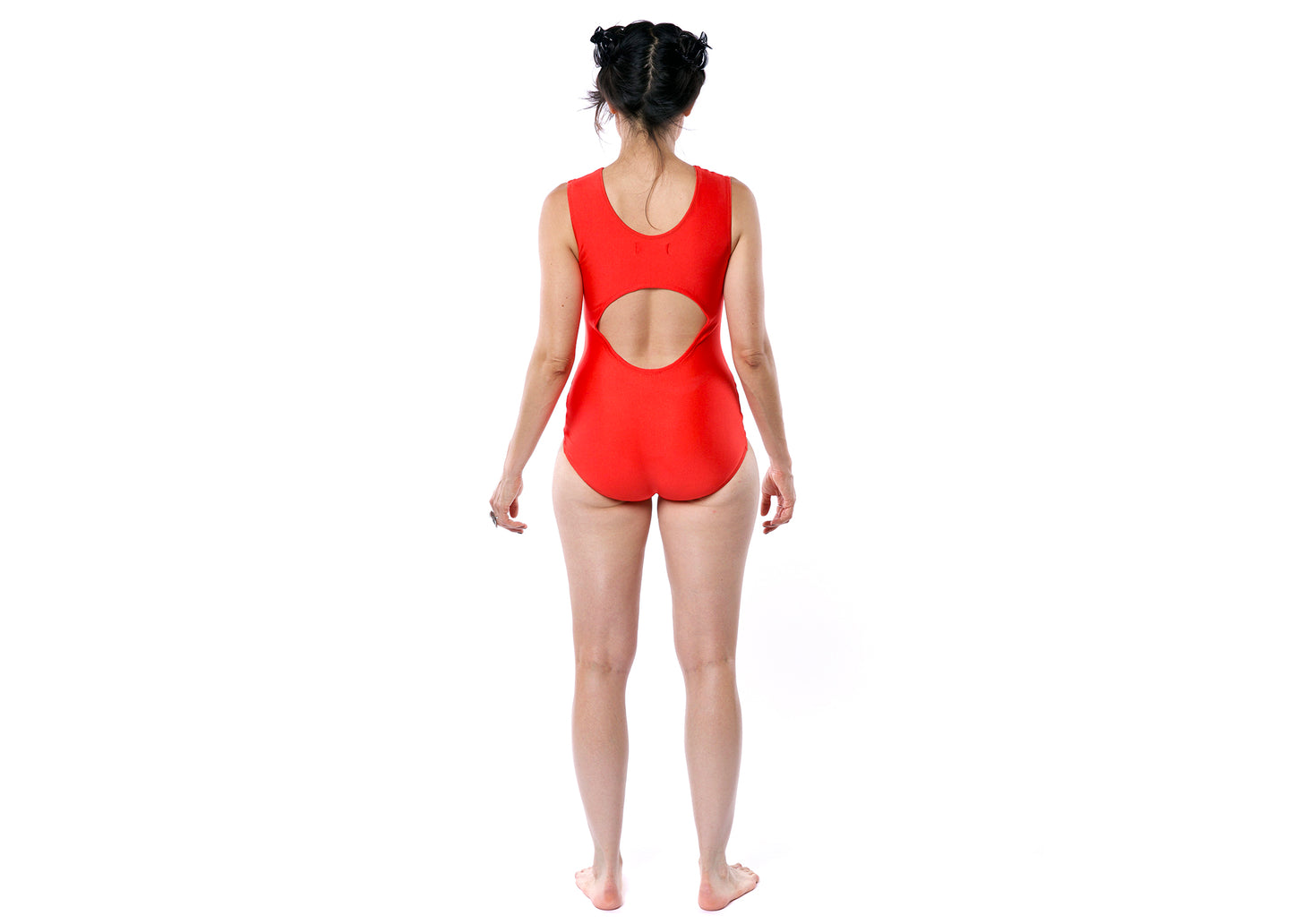 Concentric Swimsuit in Orange