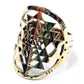 Cosmos Ring in Brass