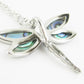 Abalone Dragonfly Necklace