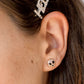 Glitter Alien Stud Earrings in Lilac