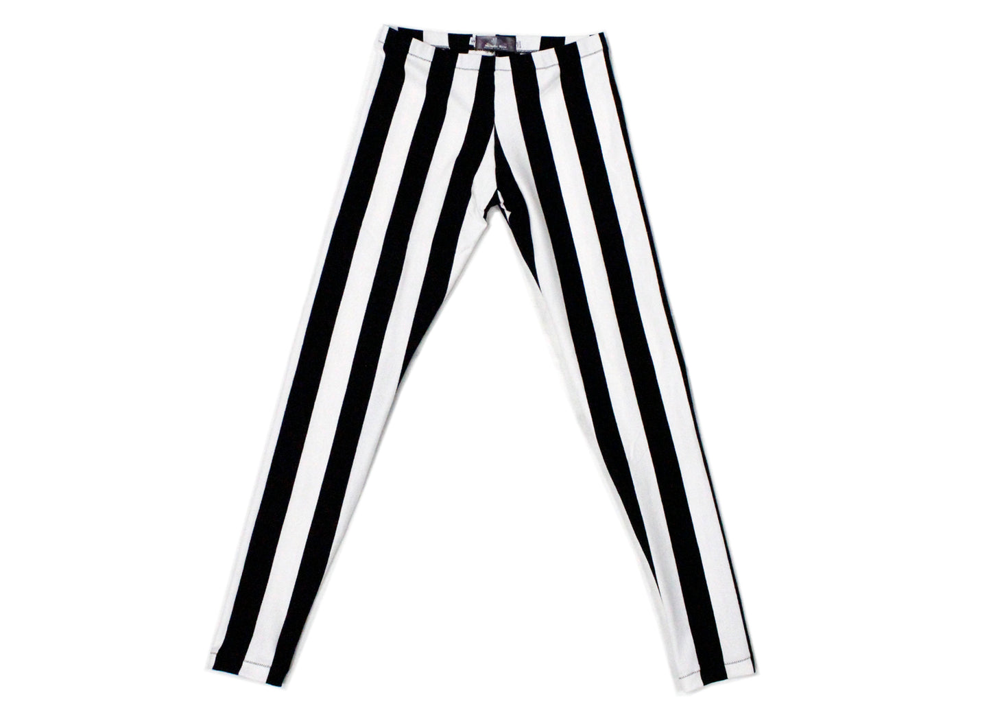 Black & White Striped Leggings