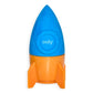 Blast Off Eraser & Pencil Sharpener in Blue/Orange