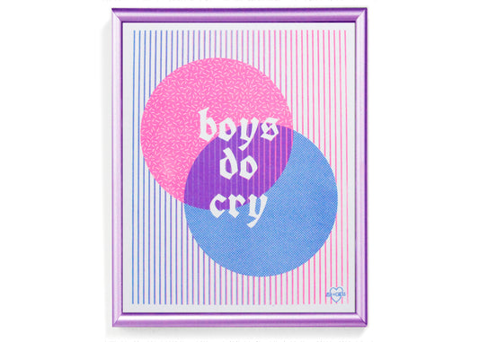 Boys Do Cry Art Print