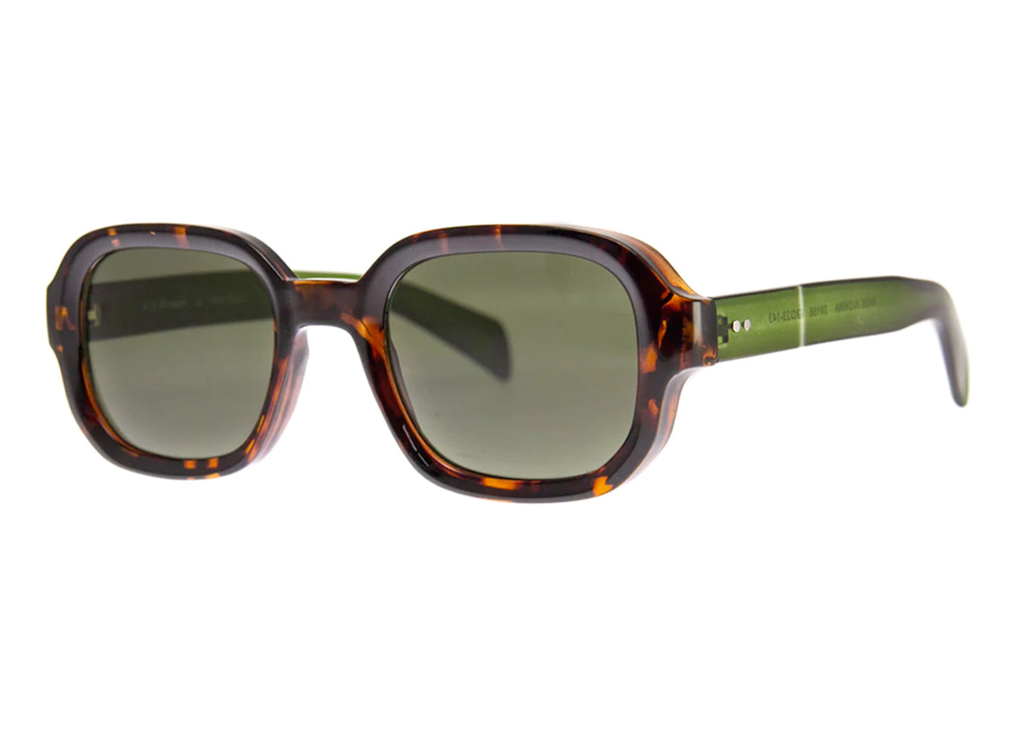 Comfort Zone Sunglasses in Tortoise & Green