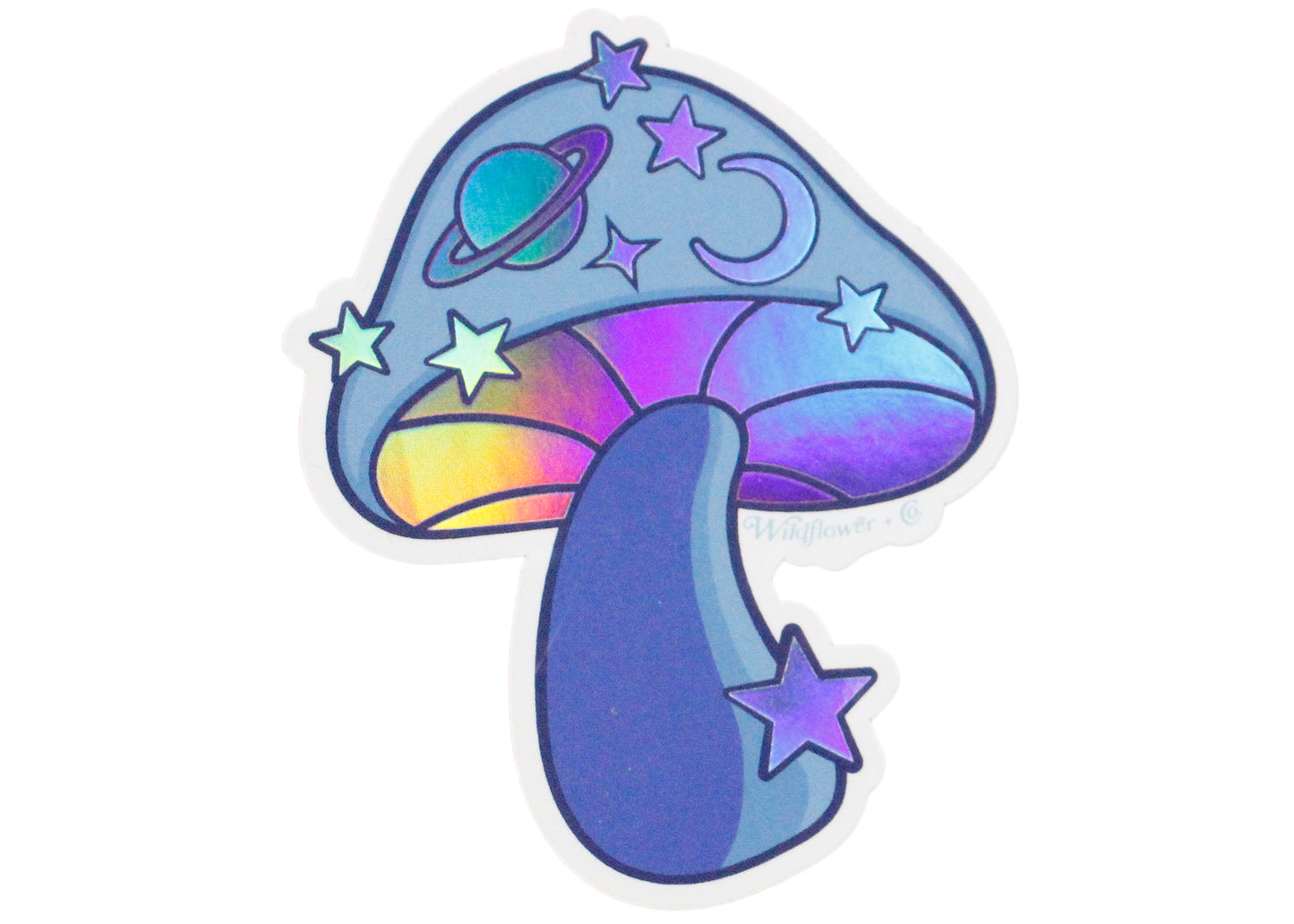 Cosmic Mushroom Sticker