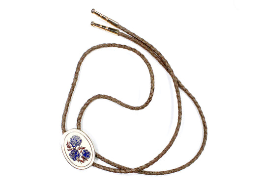 Crush Press Floral Bolo Tie