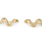 Crystal Snake Crawler Earrings