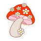 Daisy Mushroom Sticker