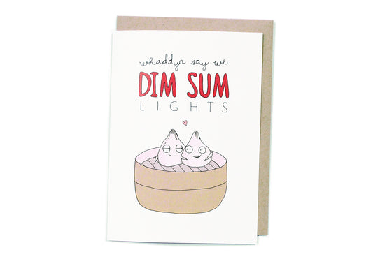 Dim Sum Lights Card