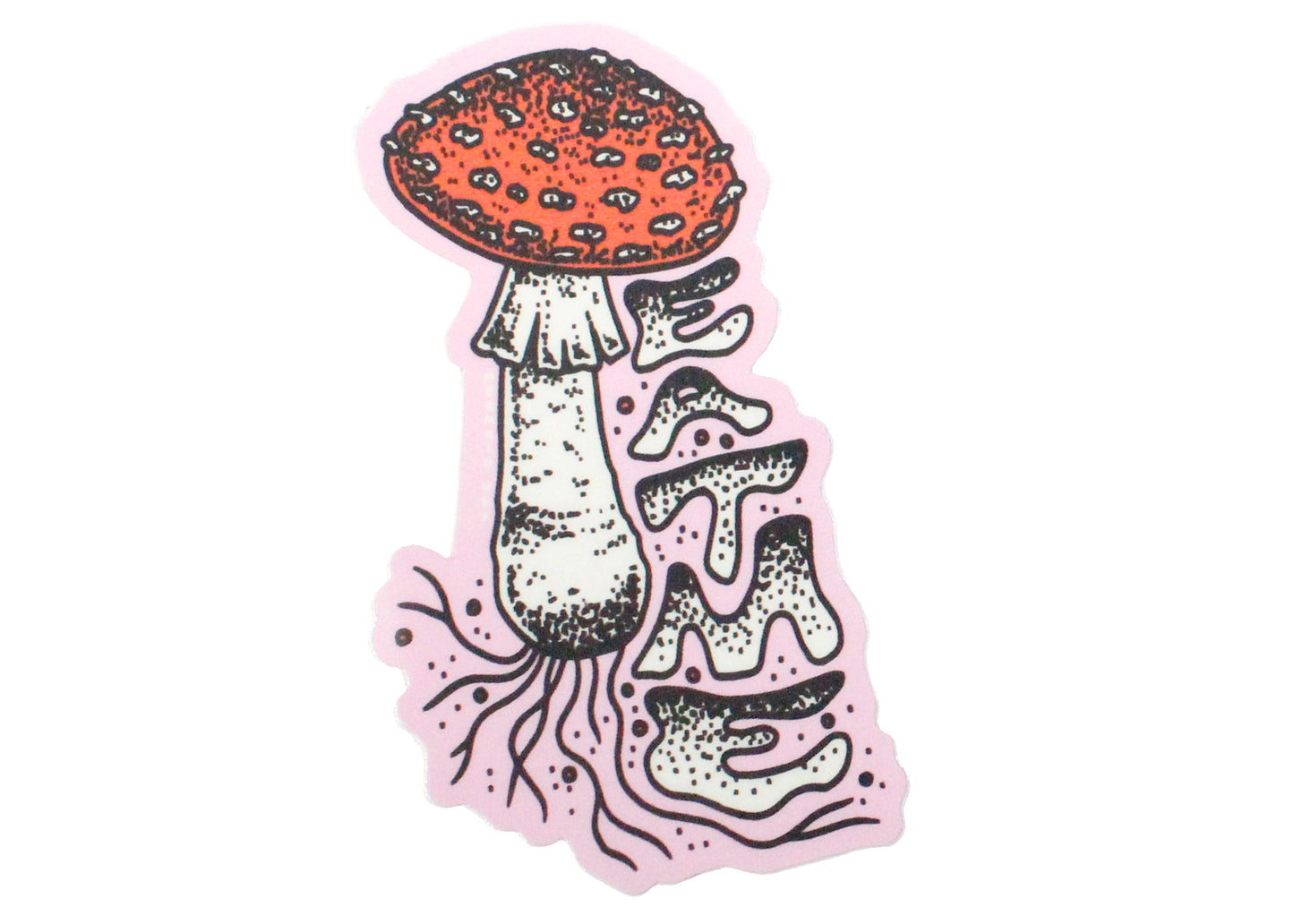 Eat Me Mushroom Sticker