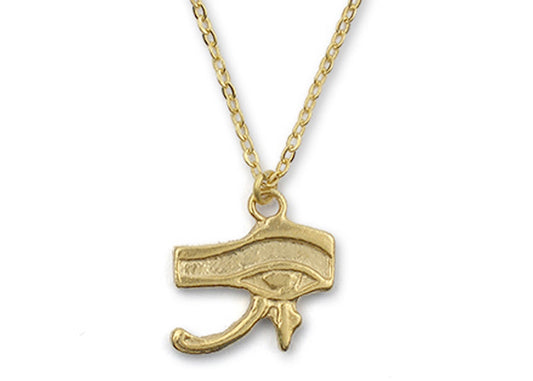 Eye of Horus Necklace in Gold